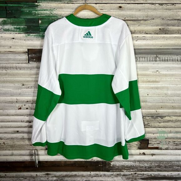 Men's Adidas NHL Toronto Maple Leafs St Pats Authentic Hockey Jersey / Size 52 - Picture 2 of 12